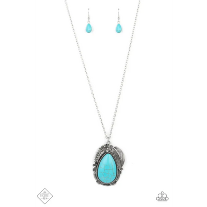 Tropical Mirage - Blue Necklace - Necklaces