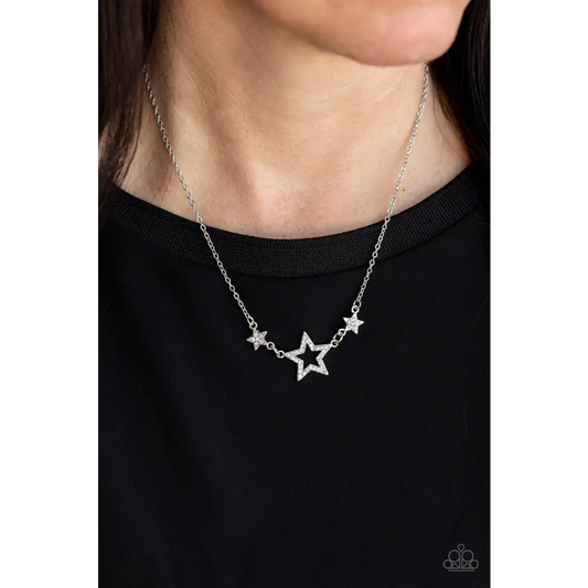 United We Sparkle - White Necklace - Deb's Jazzy Jems