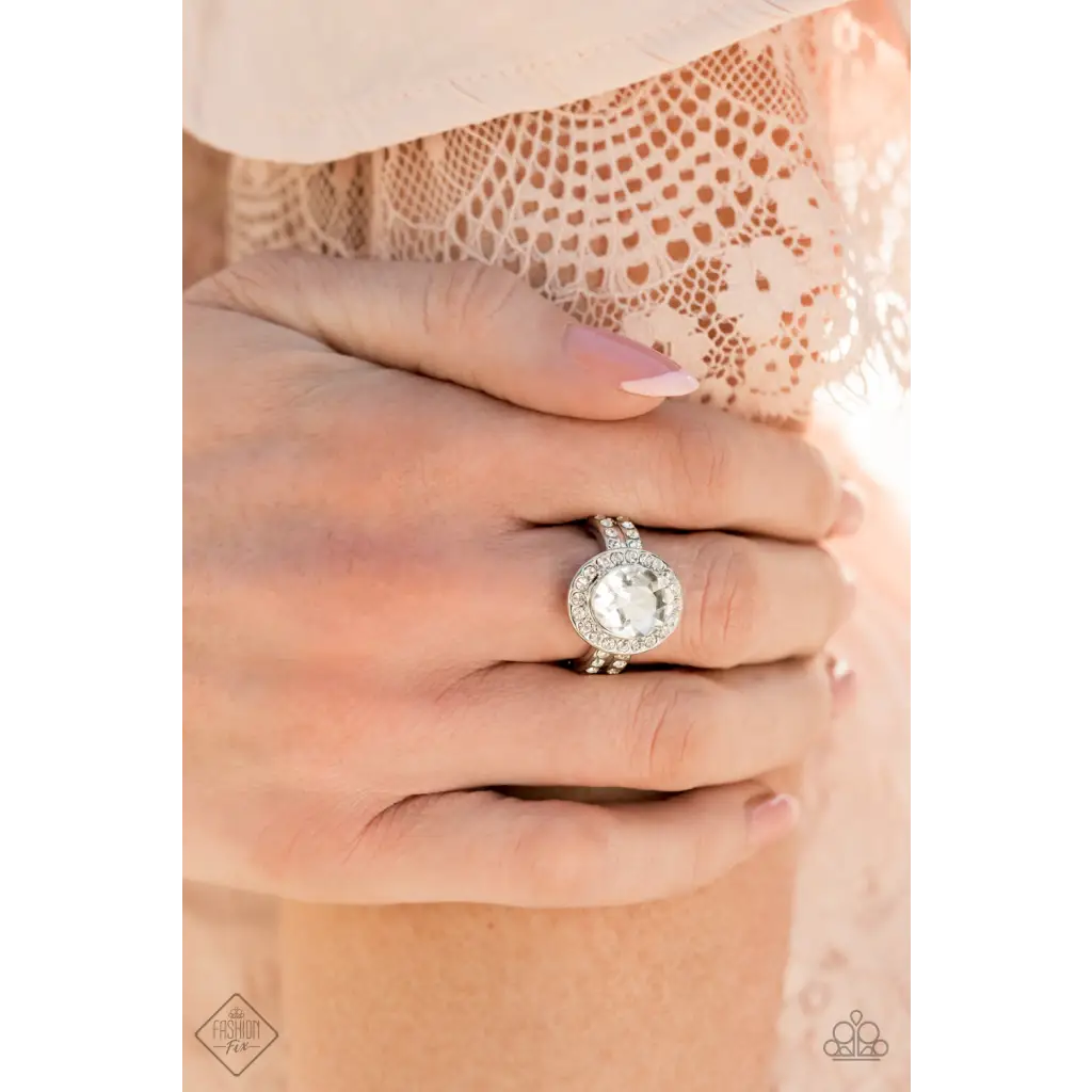 Unstoppable Sparkle - White Ring - Rings