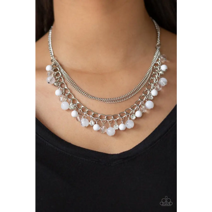 Wait and SEA - White Necklace - Deb's Jazzy Jems