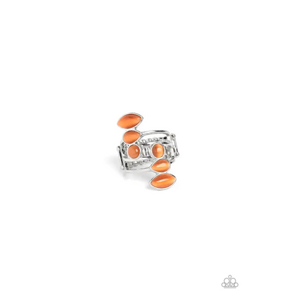 Wraparound Radiance - Orange Ring - Rings