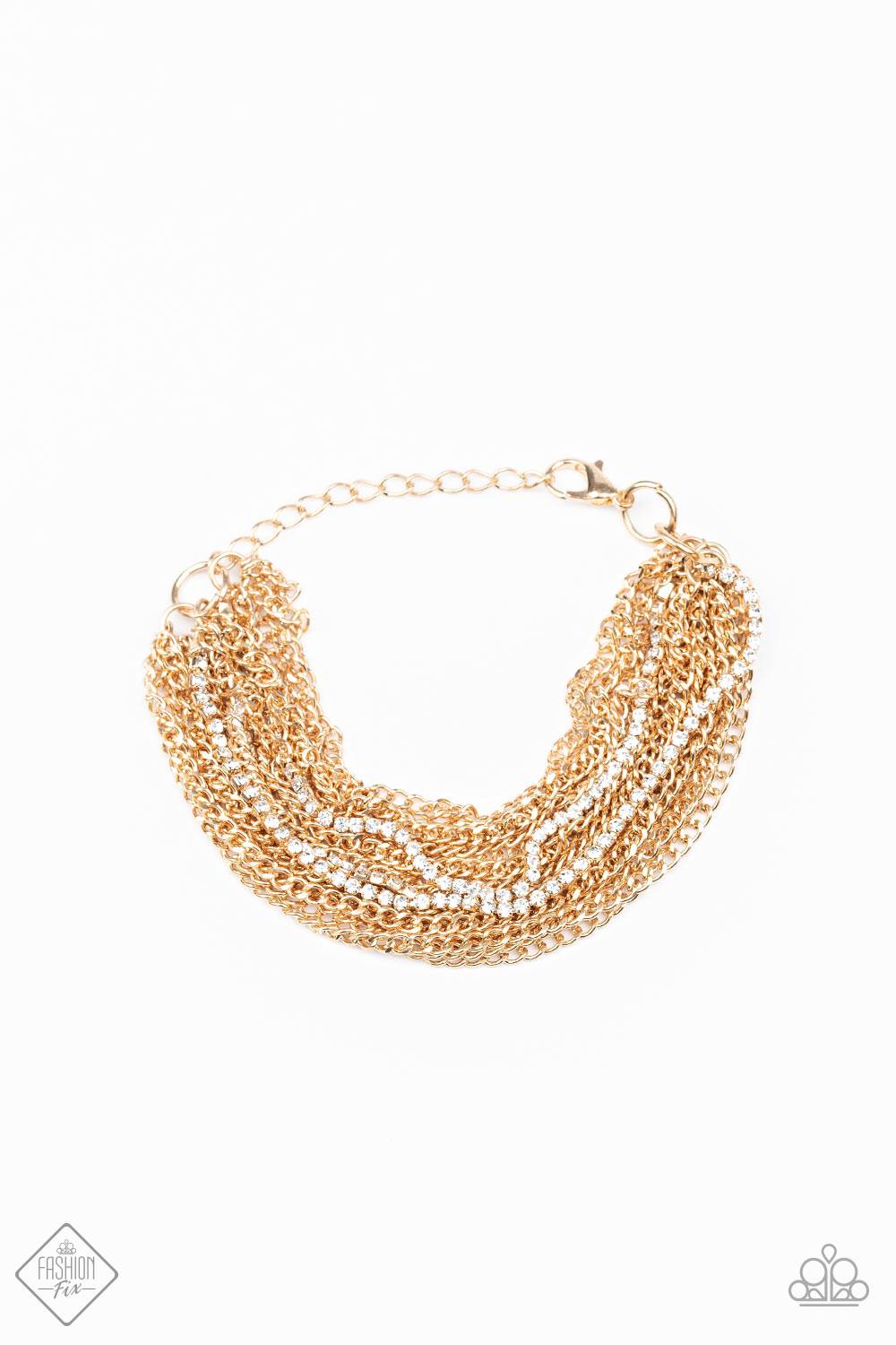 Pour Me Another - June 2020 - Gold Bracelet - Deb's Jazzy Jems