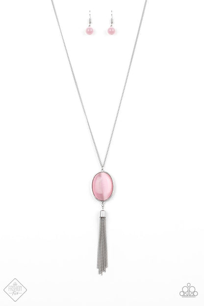Tasseled Tranquility - Oct 2019 - Pink Necklace - Deb's Jazzy Jems