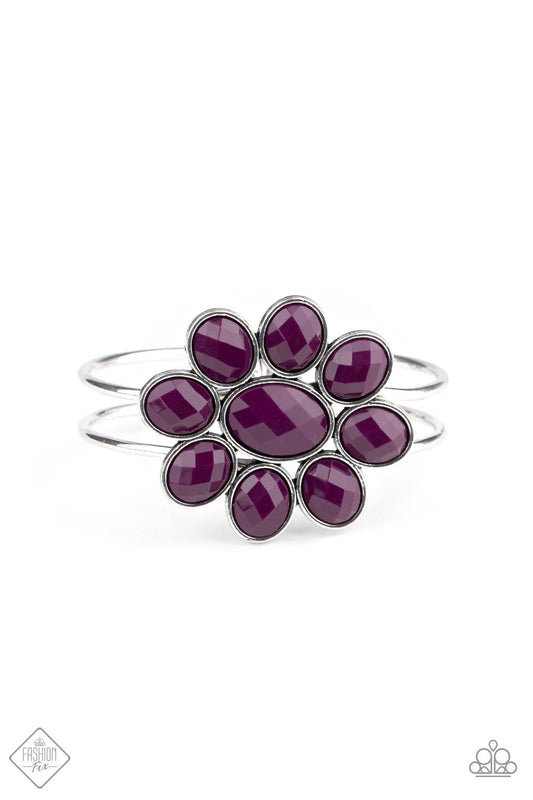 Petal Persuasion - Jan 2020 - Purple Bracelet - Deb's Jazzy Jems